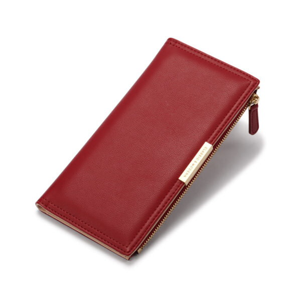 Geldbörsen Und Taschen Mode Einfarbig PU Geldbörse Universal #3314 – Bild 2