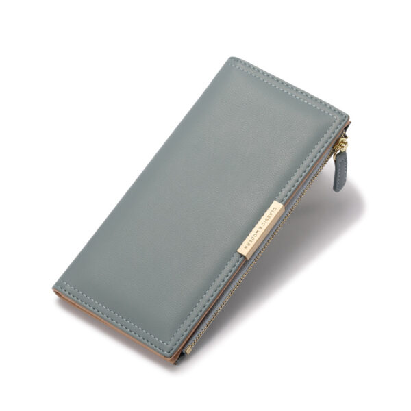 Geldbörsen Und Taschen Mode Einfarbig PU Geldbörse Universal #3314 – Bild 4